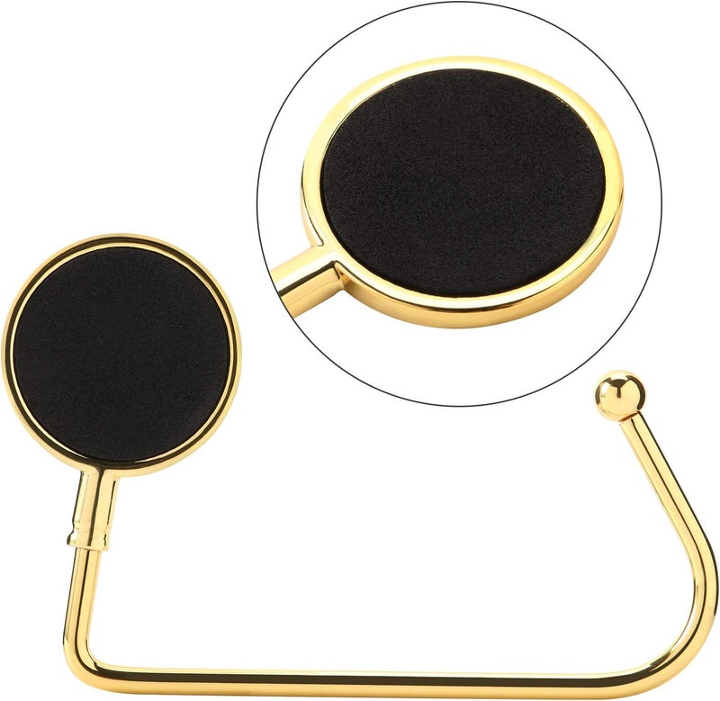 Sunshane 6 Pieces Christmas Stocking Holders Mantel Hooks Hanger Christmas Safety Hang Grip Stockings Clip for Christmas Party Decoration (Gold) - Image 4