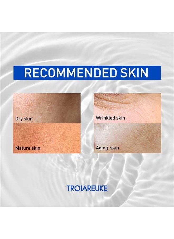 H+ Cocktail Ampoule Toner (Rejuvenating) 2.36 Fl. Oz. | for Wrinkled and Aging Skin | with Hydrolyzed Collagen, Peptide, Ginseng Root Extract