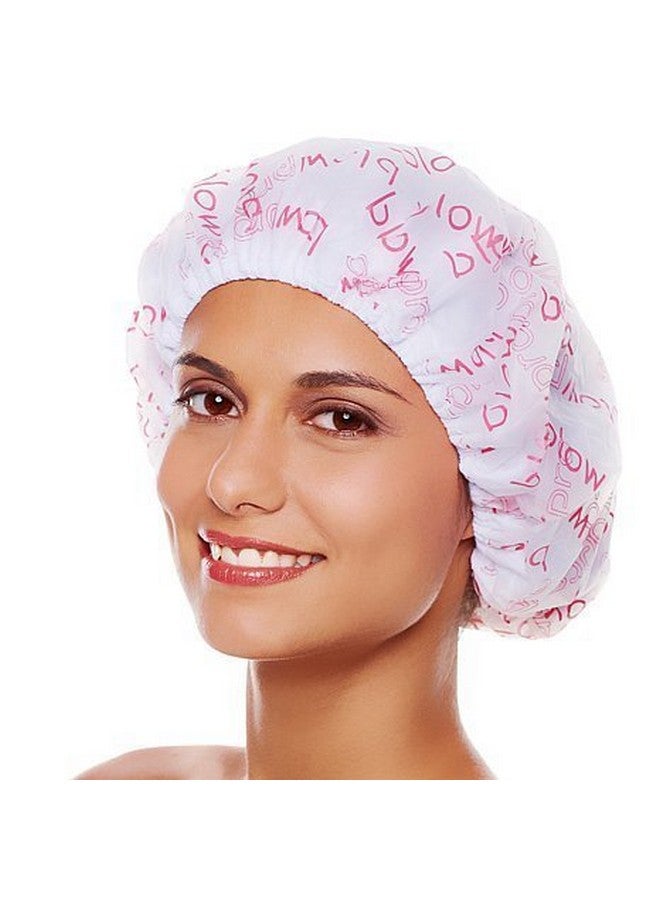 siddhmurti 3 Pcs Women Ladies' Waterproof Swimming Cap Bathing Cap Designer Travel Temporary Shower Caps Elastic Band Plastic Cap Hats - Image 1