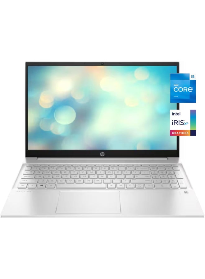 (Upgraded Version) Pavilion 15 Laptop With 15.6-Inch Display, Core i5-1335U Processor/16GB RAM/1TB SSD/Intel Iris XE Graphics/Windows 11 English Silver