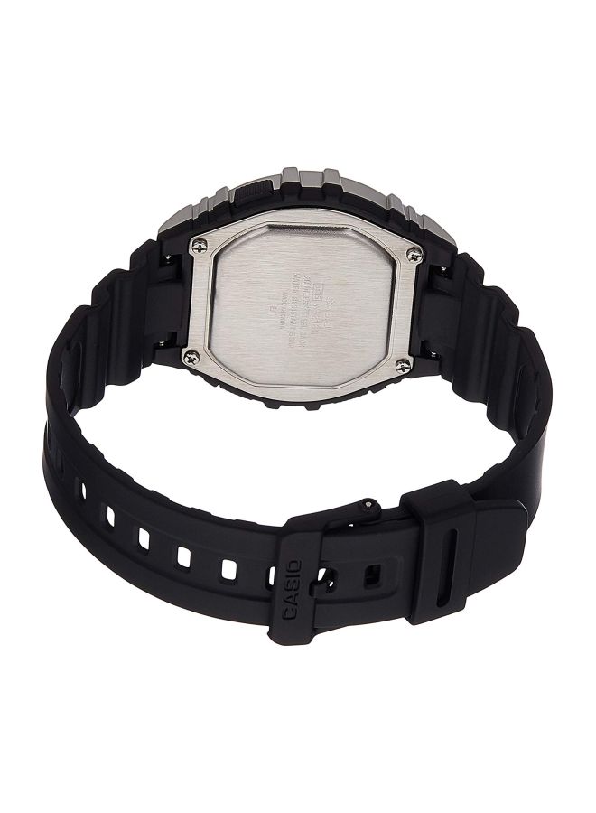 CASIO Unisex Resin Digital Wrist Watch W-216H-1CV - Image 2