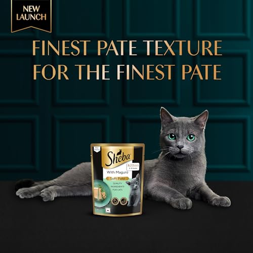 Sheba Pate Kitten Wet Cat Food, Maguro, 28 x 70g, Soft Pate Texture, Hydrating Food Crafted Ingredients, Balanced Nutrition for Muscle Development ​ - Image 4