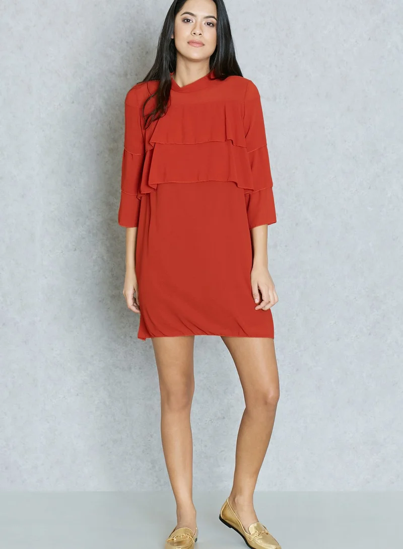Ginger Tiered Ruffle Oversized Dress