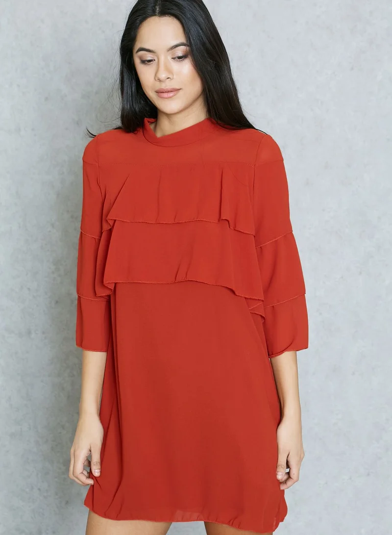 Ginger Tiered Ruffle Oversized Dress