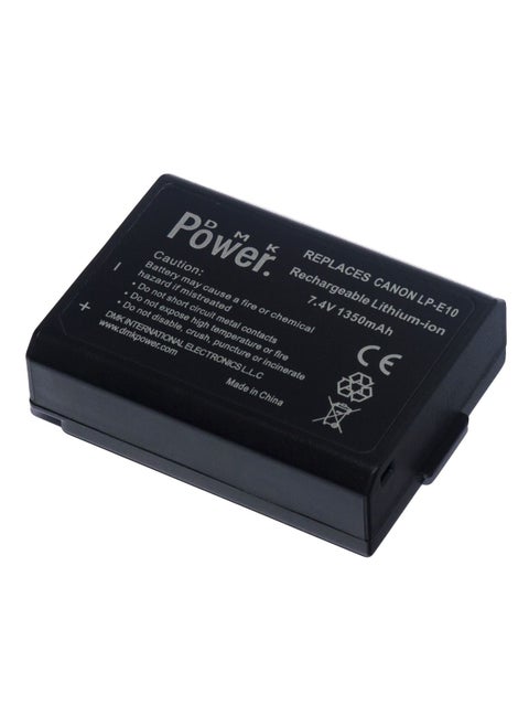 LP-E10 1350mAh Battery Compatible With Canon EOS Rebel T3 T5 T6 T7 K' X70 T100 EOS 1100D EOS 1200D EOS 1300D EOS 1500D EOS 2000D EOS 3000D EOS 4000D Digital Cameras