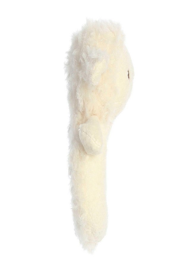 AURORA Ebba™ Playful Cherub Lamb™ Rattle Baby Stuffed Animal - Comforting Companion - Interactive Fun - White 6 Inches - Image 3