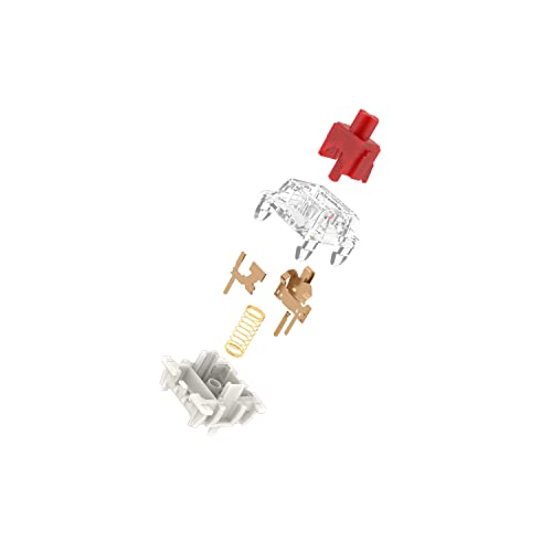 GATERON G Pro 3.0 Switches Pre-lubed 5 pinS RGB Linear for Gaming Mechanical Keyboard (Red,35PCS) - Image 2