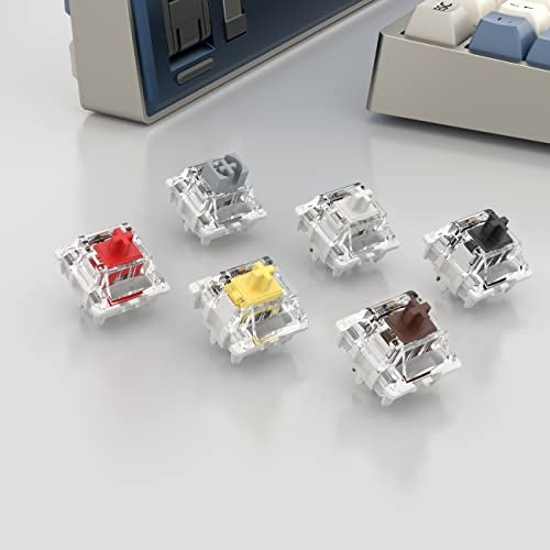 GATERON G Pro 3.0 Switches Pre-lubed 5 pinS RGB Linear for Gaming Mechanical Keyboard (Red,35PCS) - Image 5