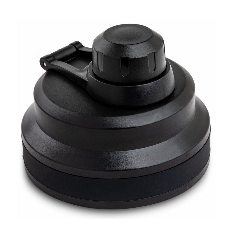 Manna Locking Pour Spout Lid for Titan Sports Bottle - Black - 1 Lid - Image 1