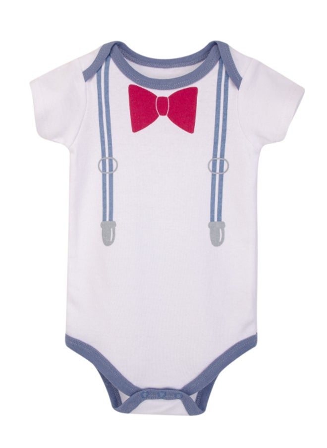 hudson baby Baby Layette Set 3 Piece Bow Tie, 6 - 9 Months  - Image 4