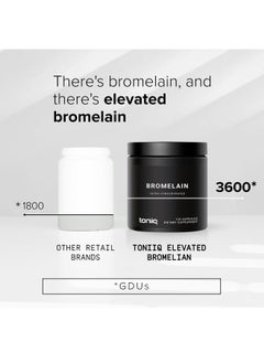 Toniiq Ultra High Strength Bromelain 500mg - 3600 GDU/Gram - Highly Concentrated and Bioavailable - Third-Party Tested Formula - 120 Vegetarian Capsules - 120 Servings Per Container - Bromelain Supplement  - Image 5