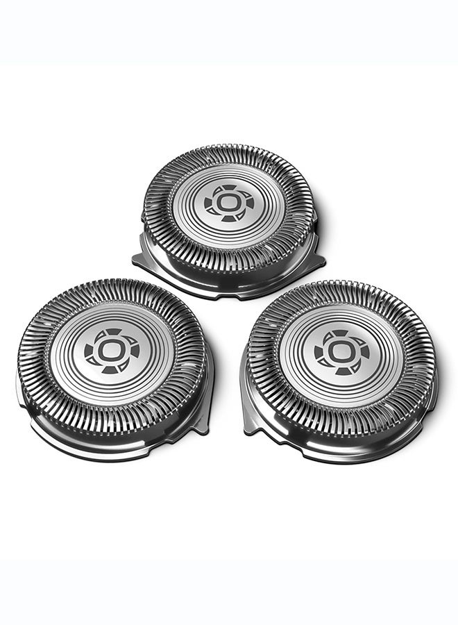 Philips Replacement Shaving Heads 3000 series, fits Shaver series 5000, 3000 and 1000, Chrome - SH50/51 - Image 1