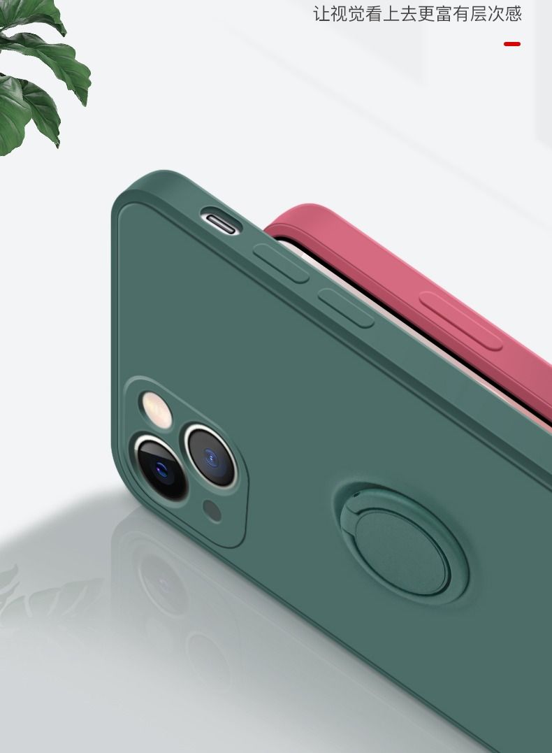 NIBEMINENT Silicone Material Protective Case Cover for Apple iPhone13 Series  - Image 2