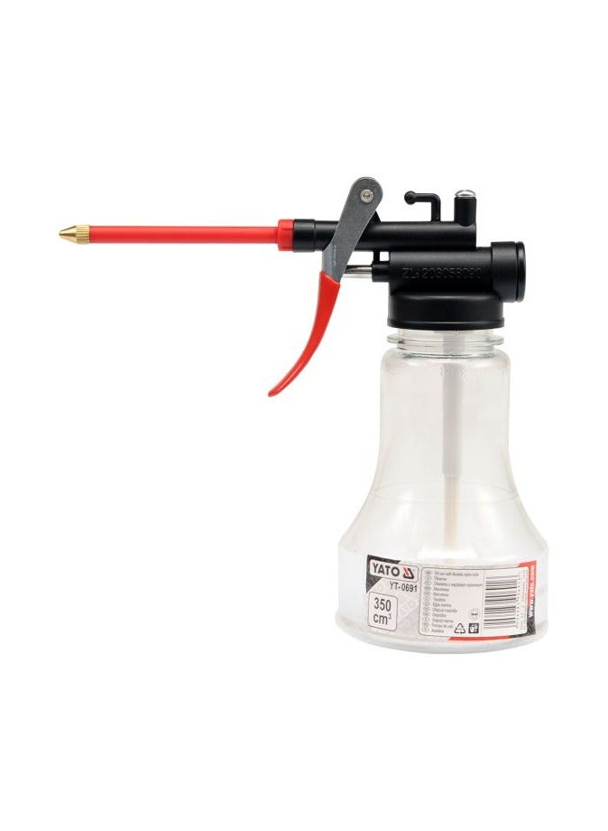 ياتو علبة زيت ياتو مع أداة توزيع مرنة ومقبض شفاف سعة 270 مل