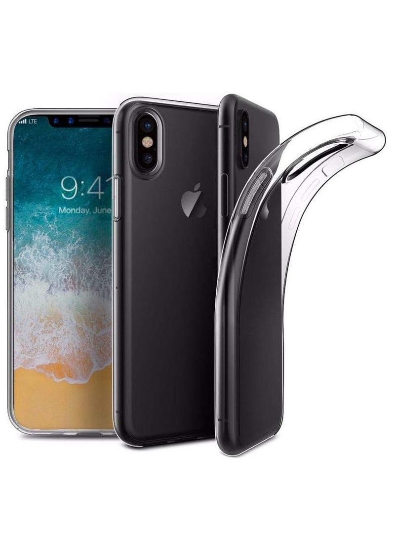 MIGOFAST IPhone X/XS (5.8) TPU Silicone Soft Thin Back Case For IPhone X/XS Clear Cover - Image 1