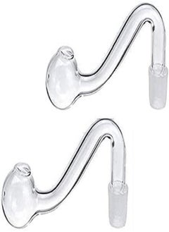 Generic 2 حزمة من أنابيب تدفق نافورة الزجاج الشفاف لحوض الأسماك لحوض السمك المزروع بقطر 14 مم  - Image 1