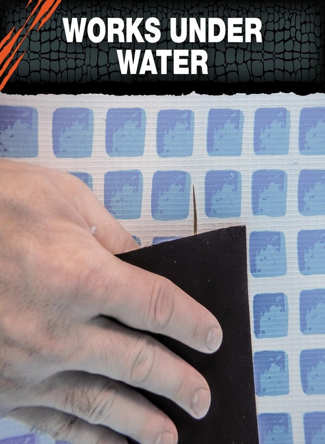 T-REX Heavy Duty Waterproof and Repair Tape for Wet or Rough/Dirty Surfaces Including Underwater, Leaks and More, 4" x 5', Black, 1-Roll (285987) - Image 5