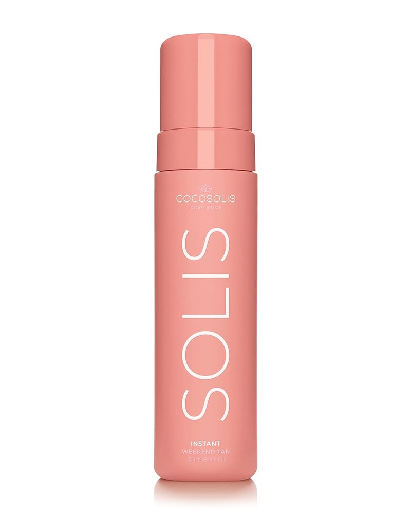 COCOSOLIS SOLIS Instant Weekend Tan Selftanning lotion for face and body mousse with immediate effect and washable for a rich natural and longlasting tan with plantbased DHA 200 ml