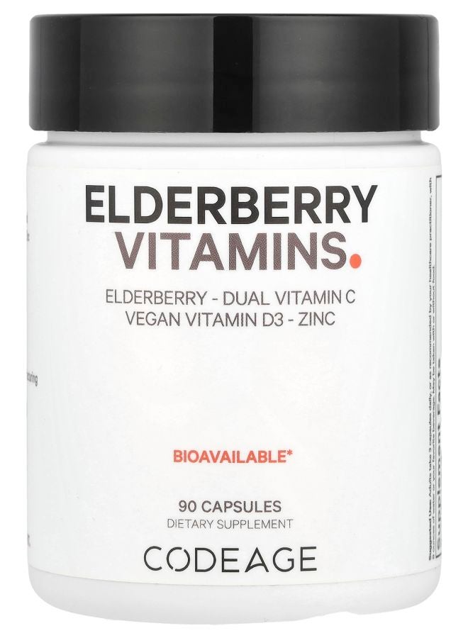 Codeage Elderberry Vitamins 90 Capsules