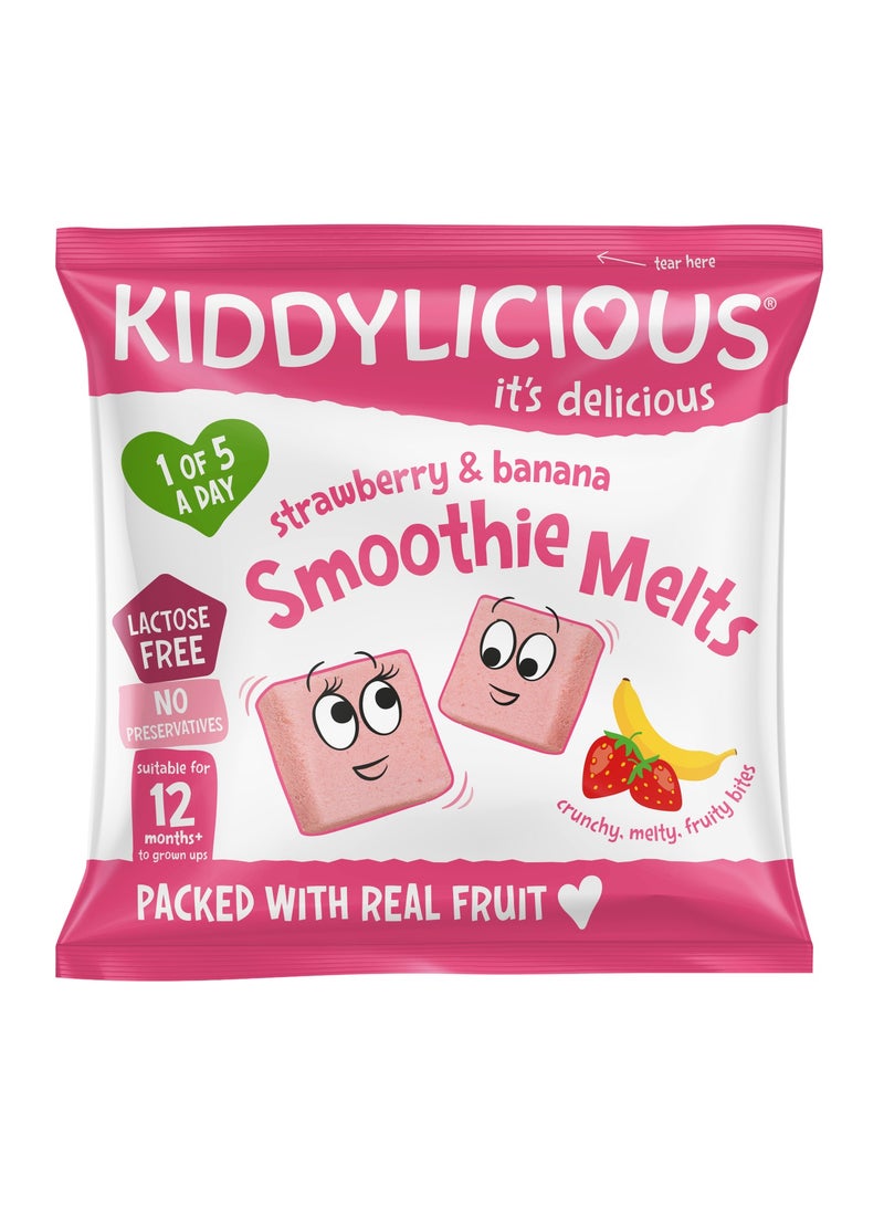 Kiddylicious Delicious Strawberry And Banana Smoothie Melts - Image 1