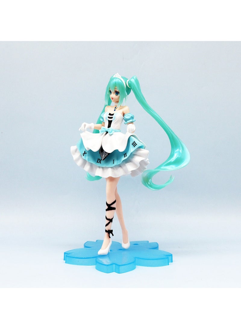 Anime Standing White skirt Hatsune Miku Figures Suitable For Ornaments And Gifts - Image 5