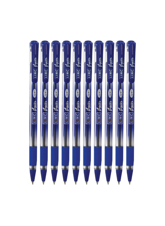 Linc Glycer 0.6 mm Ball Pen | Blue Ink, Pack Of 20 - Image 3