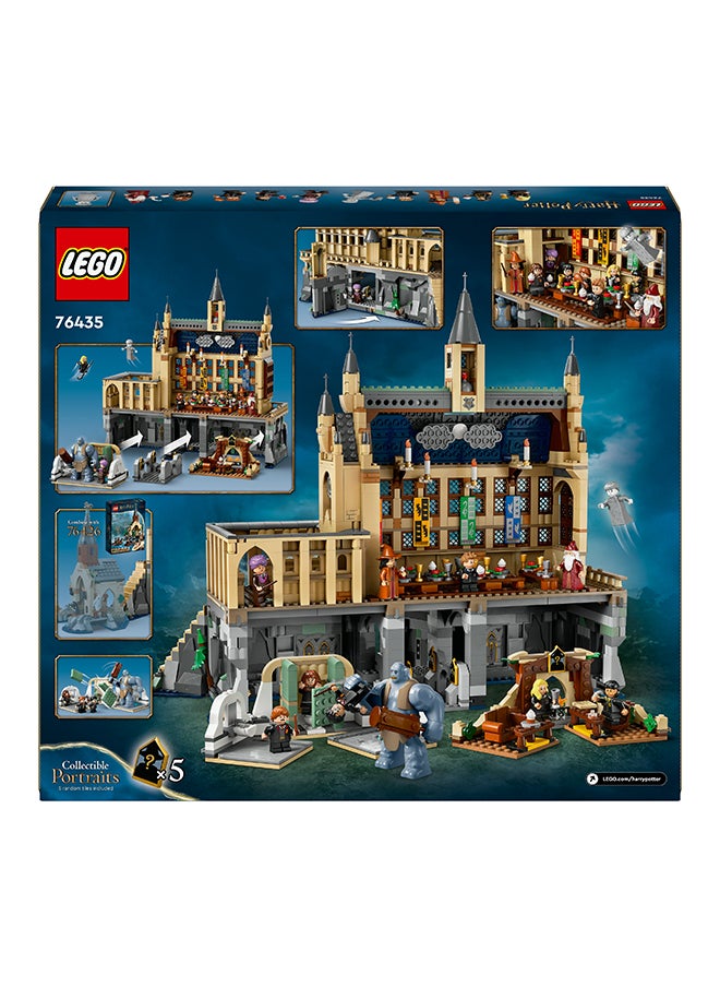 LEGO - Harry Potter Hogwarts Castle: The Great Hall, Collectible Toy Playset For Kids, 11 Minifigures Including Hermione Granger, Magical Gift For Boys, Girls And Any Fan 76435 (1,732 Pieces) - Image 1