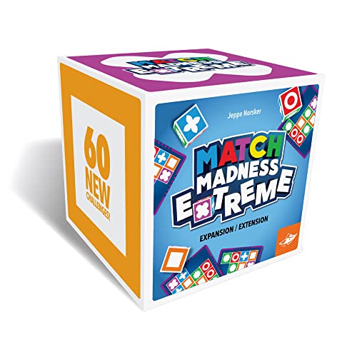 FoxMind Games: Match Madness Extreme, Expansion, Pattern Matching Puzzle Game, 60 New Challenge Cards, Fast-Paced, Made for up to 4 Players, Ages 7 and up - Image 1