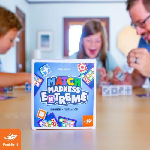 FoxMind Games: Match Madness Extreme, Expansion, Pattern Matching Puzzle Game, 60 New Challenge Cards, Fast-Paced, Made for up to 4 Players, Ages 7 and up - Image 2