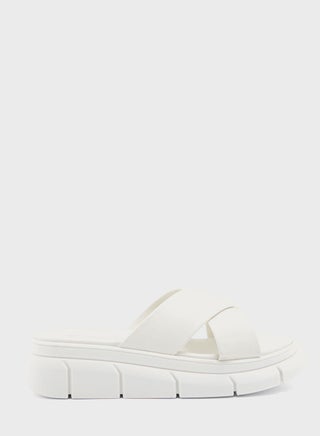 Maci Cross Strap Flat Sandals