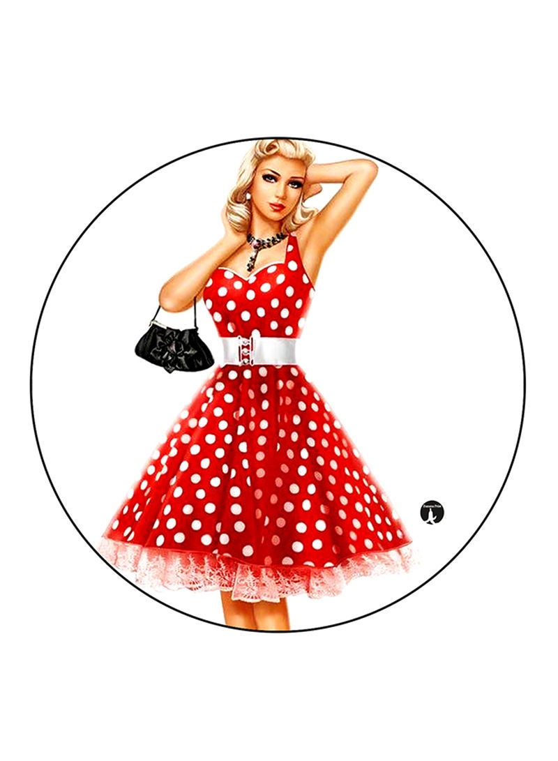 RKN Woman Printed Mouse Pad  Multicolour