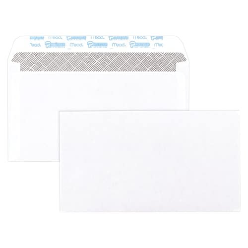 Mead #6-3/4 Envelopes, 3-5/8" x 6-1/2", Security Printed Lining for Privacy, Press-It Seal-It Self Adhesive Closure, White All-Purpose 20-lb Paper Mailing Envelopes, 500 Count (742021) - Image 5