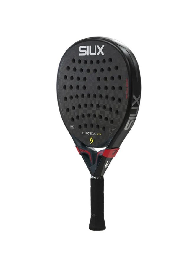 SIUX مضرب بادل Siux Electra Pro Shadow Red 2026 – مضرب هجين من ألياف الكربون 12K مع قلب EVA، ولمسة نهائية رملية ثلاثية الأبعاد، قوة وتحكم للاعبين المحترفين - Image 4