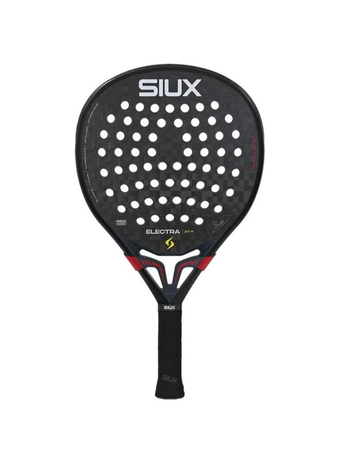 SIUX مضرب بادل Siux Electra Pro Shadow Red 2026 – مضرب هجين من ألياف الكربون 12K مع قلب EVA، ولمسة نهائية رملية ثلاثية الأبعاد، قوة وتحكم للاعبين المحترفين - Image 2