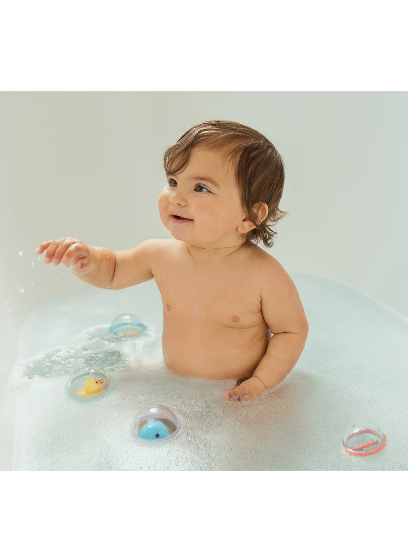 Munchkin Pack Of 2 Float And Play Bubbles, Stimulate Baby'S Sense Of Sight, Hearing And Touch, Hand + Eye Coordination, 4M+ Whale - Image 5