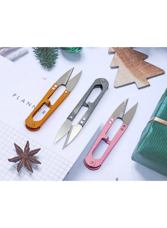 PENTA ANGEL 4.1inch Sewing Scissors Yarn Thread Cutter Mini Small Snips T Nipper - Great for Stitch,DIY Supplies (3PCS, Multicolor) - Image 5