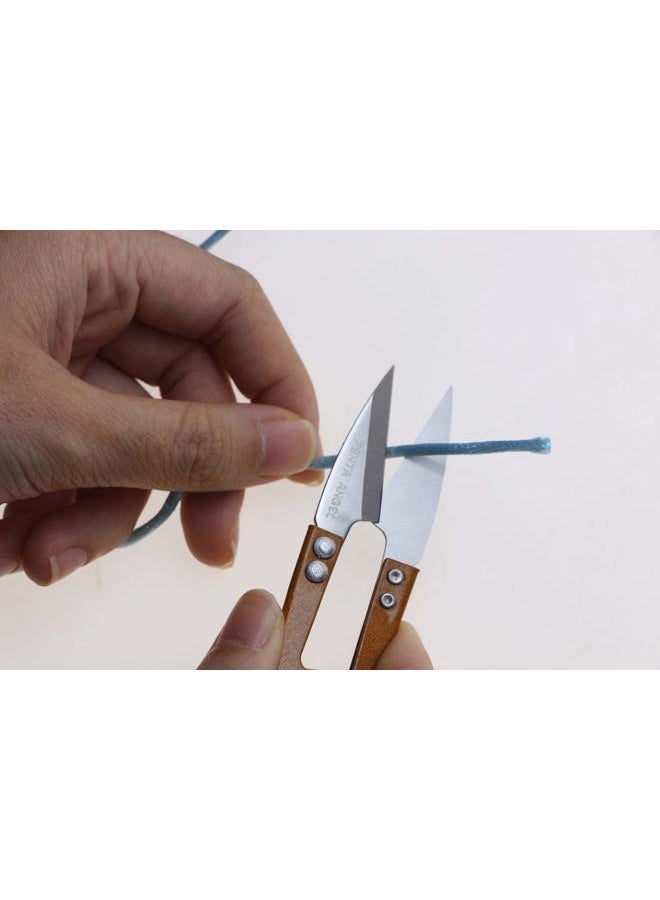 PENTA ANGEL 4.1inch Sewing Scissors Yarn Thread Cutter Mini Small Snips T Nipper - Great for Stitch,DIY Supplies (3PCS, Multicolor) - Image 4