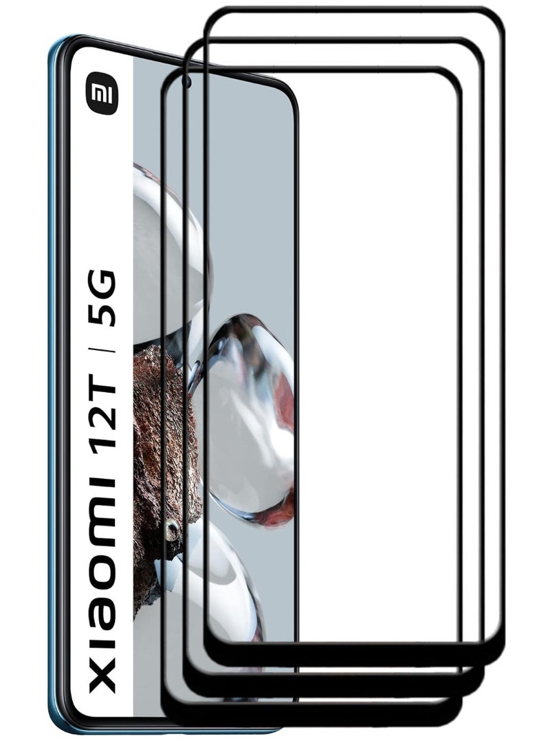 ACLIX 3 Pieces Antistatic ESD Dustproof Premium Quality High Definition Tempered Glass Screen Protector Designed For Xiaomi 12T - Image 1