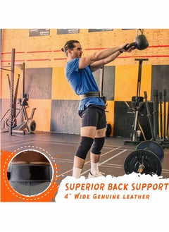 Generic Adjustable Weightlifting Belt for Gym Durable and Comfortable for Men and Women 45 Inch Wide Maximum Support for Squats and Strength Training  - Image 5