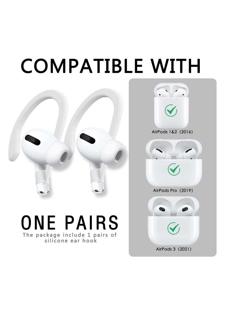 SYOSI - 6 Pack Ultra Strong Magnetic Airpods Straps Anti Lost Cord for AirPods Accessories Silicone Sports Lanyard and Ear Hook 1 2 Pro 3rd Pair EarHook 5 - Image 1