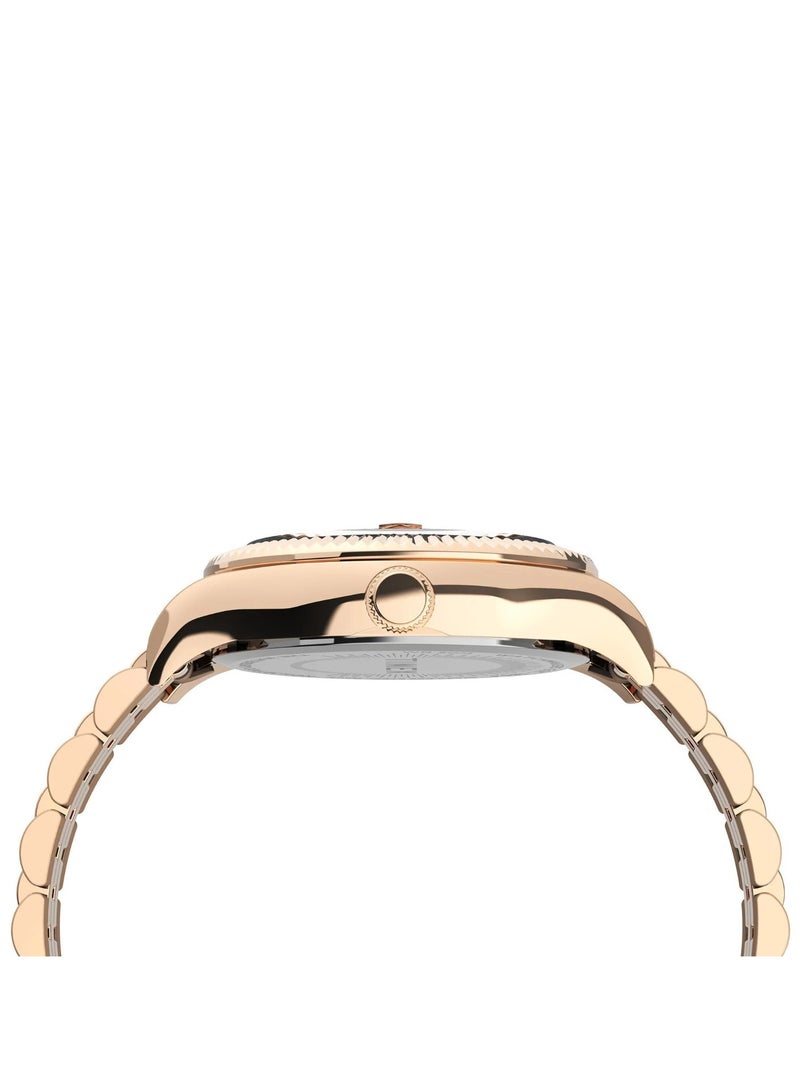 Timex Stainless Steel Multi Function Women's Watch With Stainless Steel Rose Gold TW2T86800 - Image 2