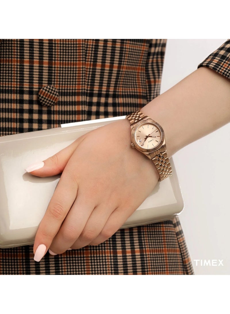 Timex Stainless Steel Multi Function Women's Watch With Stainless Steel Rose Gold TW2T86800 - Image 5