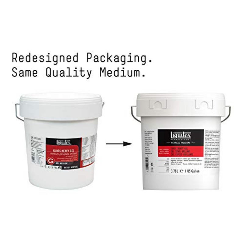 Liquitex Professional Gloss Heavy Gel Medium, 3.78L (128-oz) - Image 2