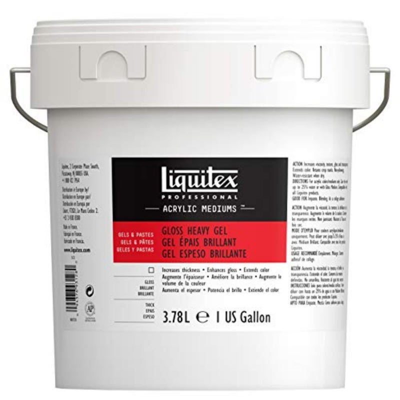 Liquitex Professional Gloss Heavy Gel Medium, 3.78L (128-oz) - Image 1
