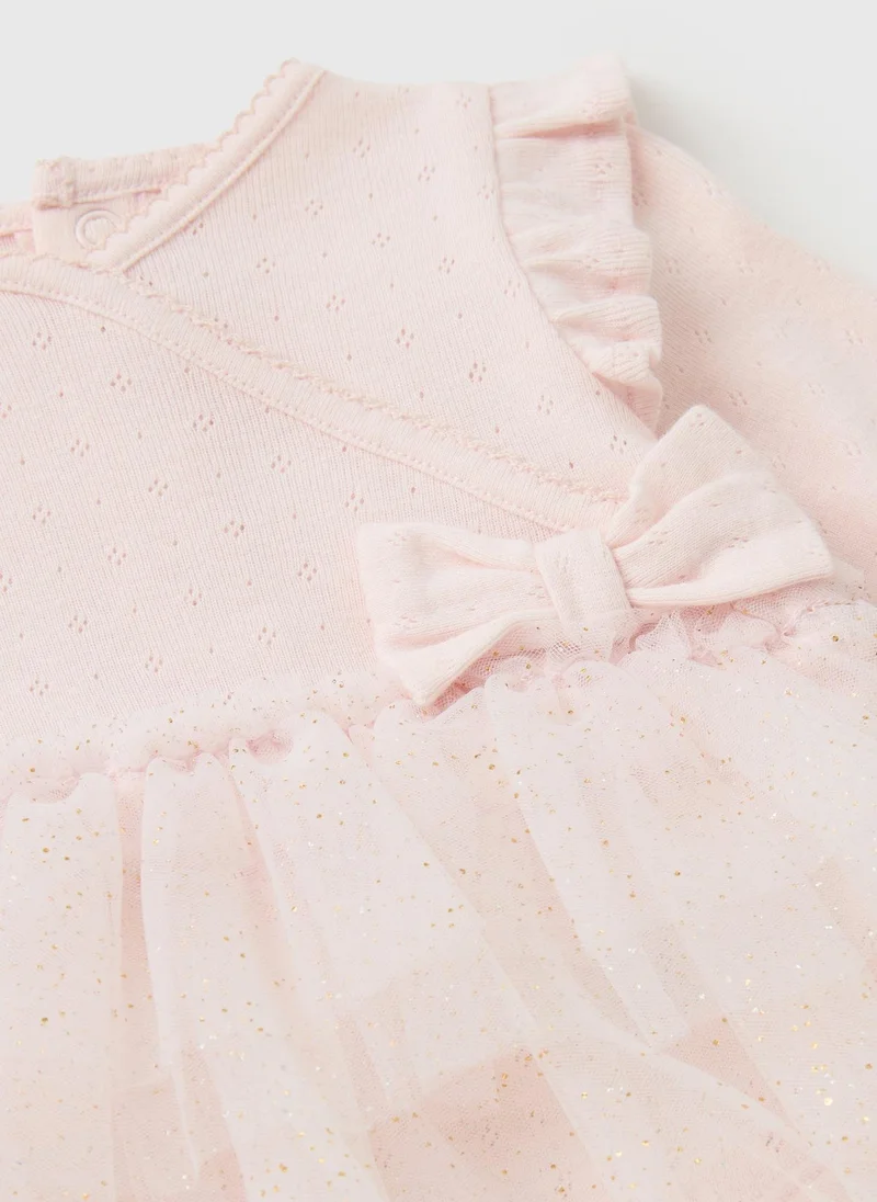 Matalan Baby Pink Swan Layette Tutu Bodysuit