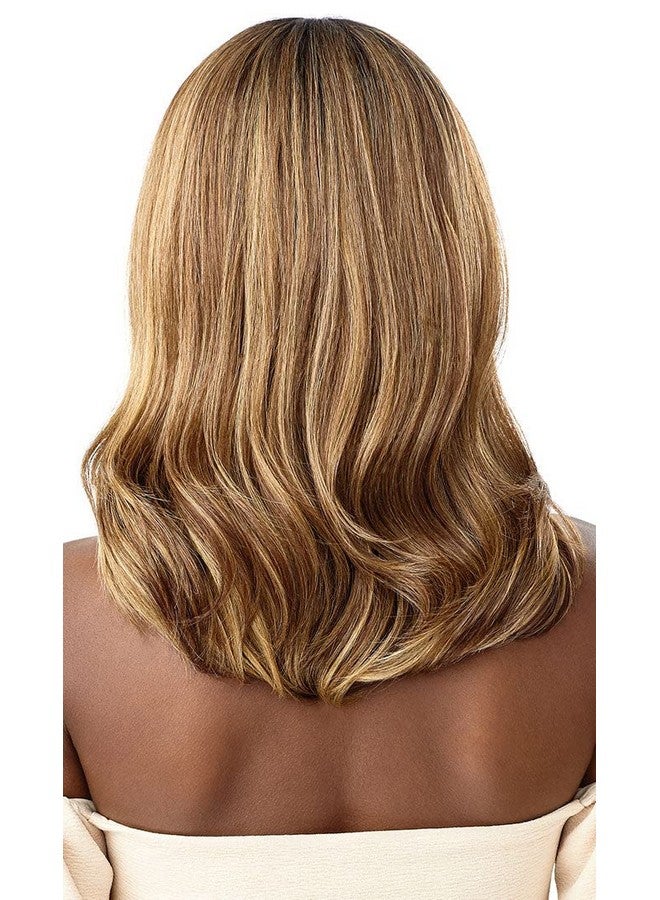 Outre Utre Melted Hairline Lace Front Wig Hd Transparent Lace Frontal Effect Hairline Redesigned Comfortfit Ear Contour Jenni (1B) - Image 5