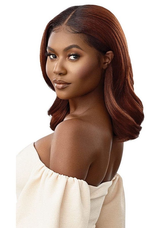 Outre Utre Melted Hairline Lace Front Wig Hd Transparent Lace Frontal Effect Hairline Redesigned Comfortfit Ear Contour Jenni (1B) - Image 4