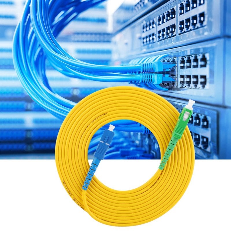 Fiber Jumper Single Mode SC APC Patch Cord - Low Insertion Loss Stable Transmission Optical Fiber for Fiber Optic Communication Systems - Image 5