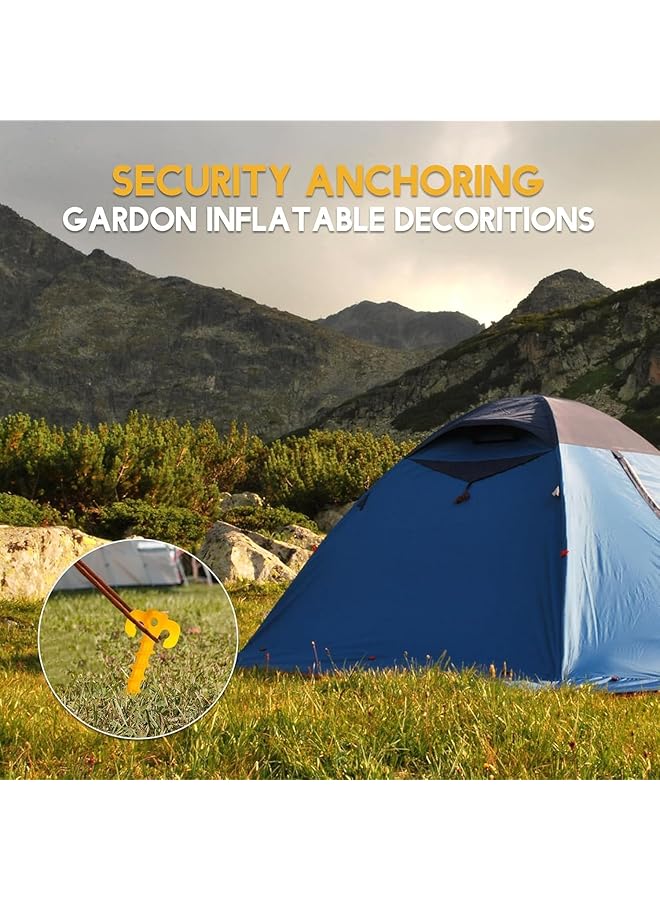 X spring Tent Pegs 8 Pcs Heavy Duty Screw In Ground Anchors Spiral Design Camping Stakes For Secure Tent Setup Beach Sand Anchors For Canopy And Outdoor Gear - Image 4