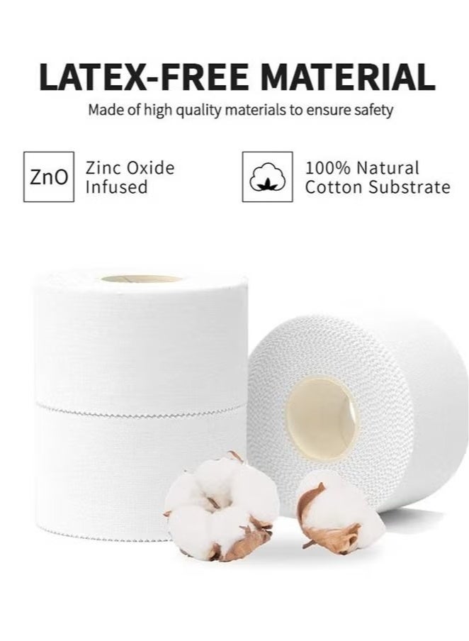 Lemon 2 Pack Athletic Pre Wrap Tape & Self Adhesive Bandage, Premium Athletic Tape Easy Tear Sports Foam Bandage, Sport Pre wrap Athletic Tape for Ankles Wrists Hands Elbows and Knees  - Image 2